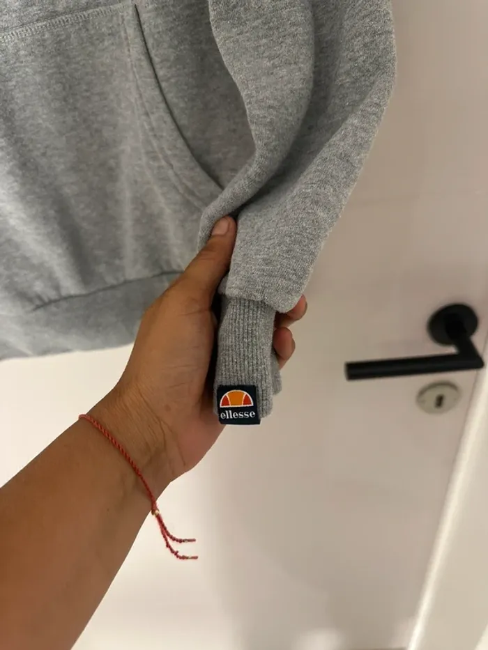 Sweat à capuche Ellesse – Gris – Taille 34 - photo numéro 3