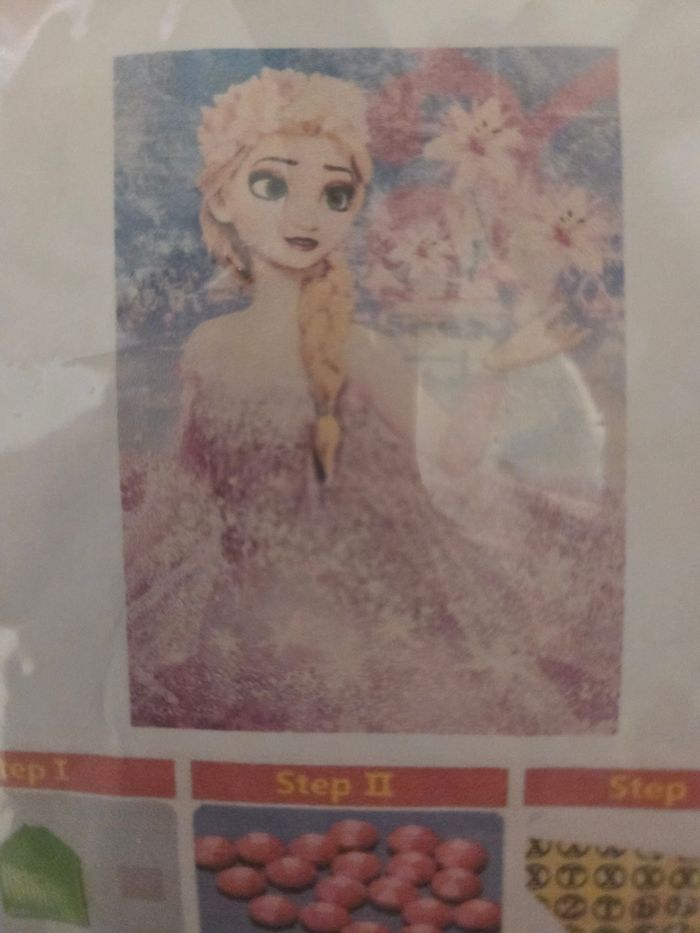 Diamond painting reine des neiges - photo numéro 1