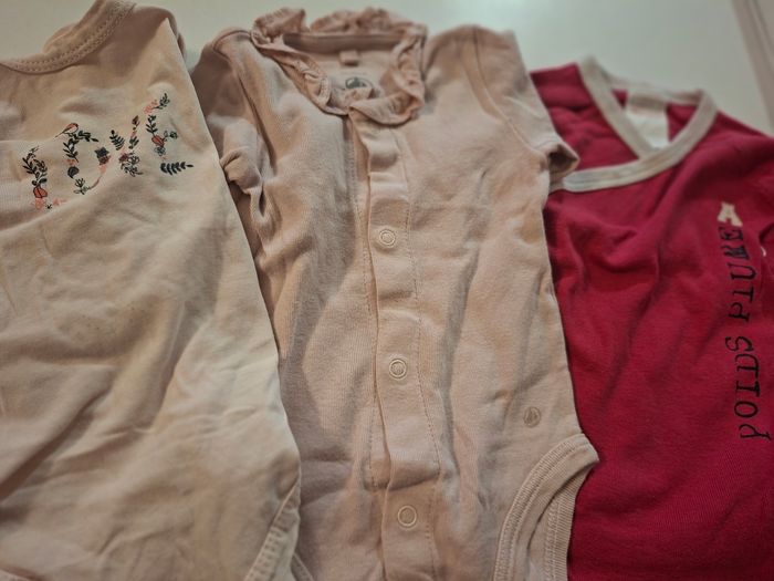Lot bodies fille manches longues - photo numéro 2