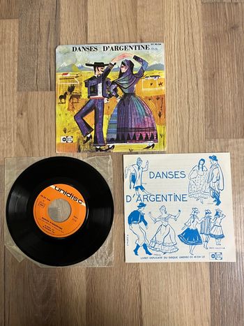 Vraiment numéro 45 tours-Danses d’Argentine