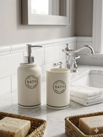 Ensemble de salle de bain le bain