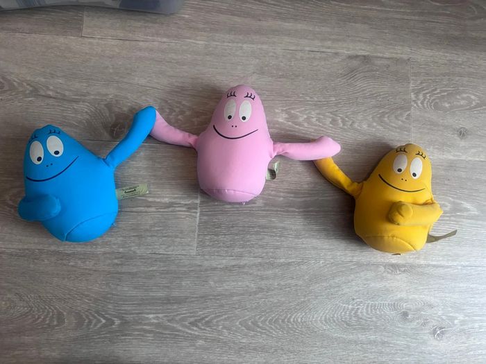Lot 3 Peluche barbapapa