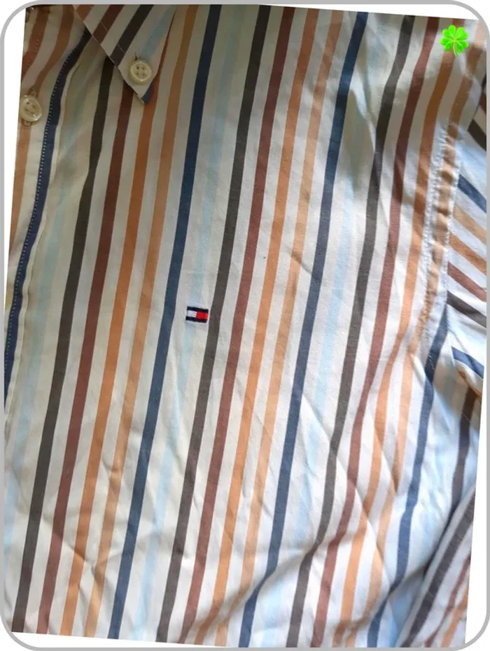 Chemise rayé homme Tommy Hilfiger S - photo numéro 2