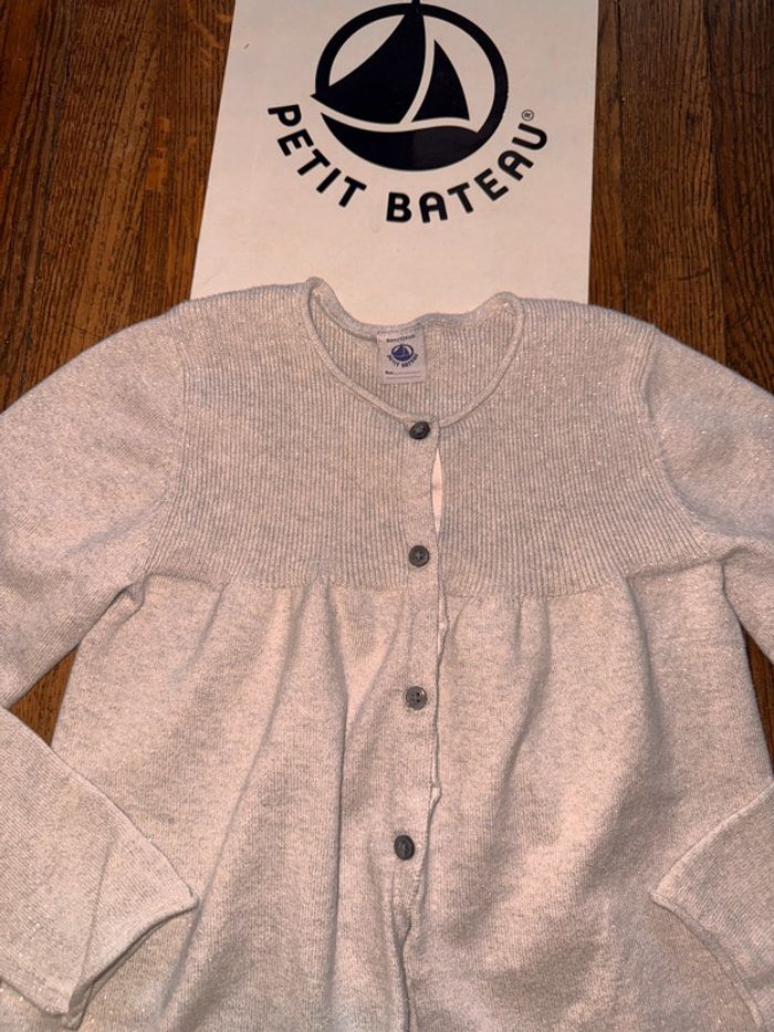 Gilet petit bateau Pailletté  8 ans - photo numéro 2