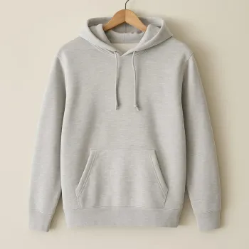 Sweat à capuche gris clair basique – très bon état, taille M
