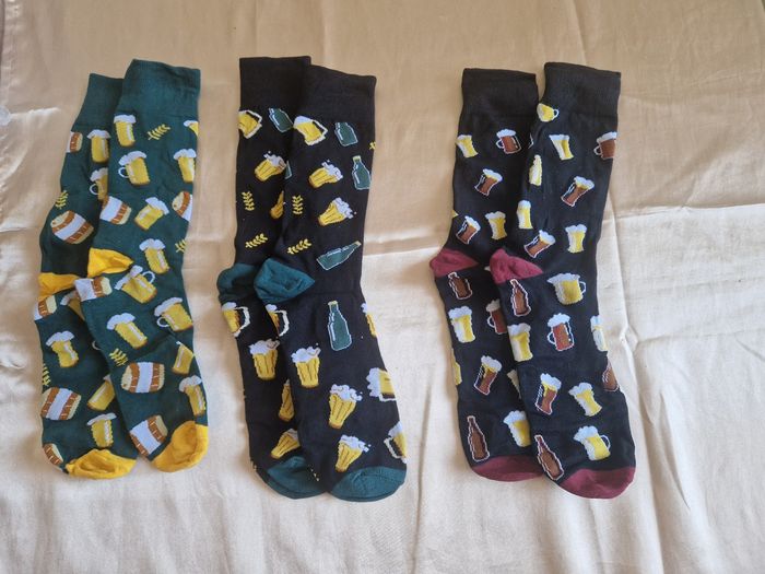 Lot de 3 paires de chaussettes "Beer" - photo numéro 2
