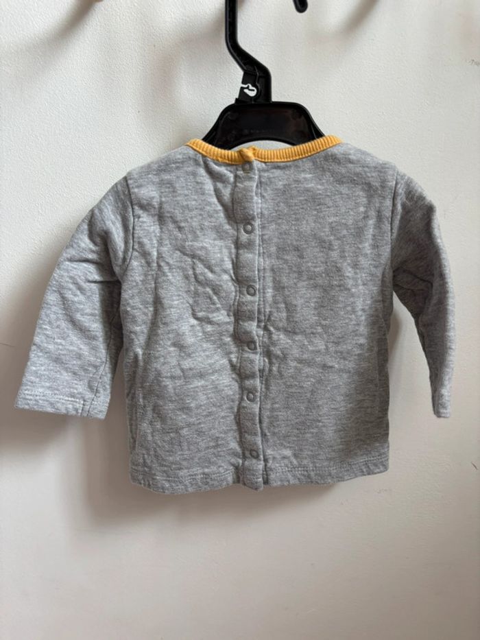 Ensemble gris et jaune mixte 3 mois - photo numéro 5