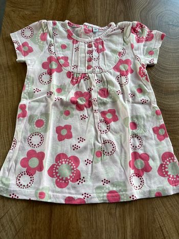 Tunique fleurie bébé fille