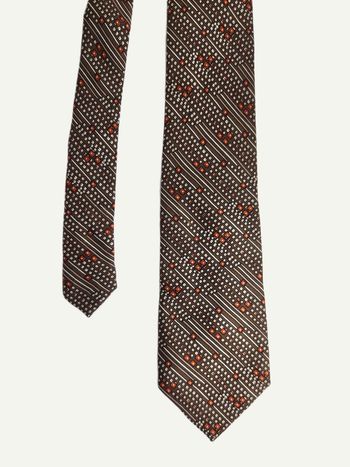 Cravate Guy Laurent – 100% Soie au Look Vintage 70s