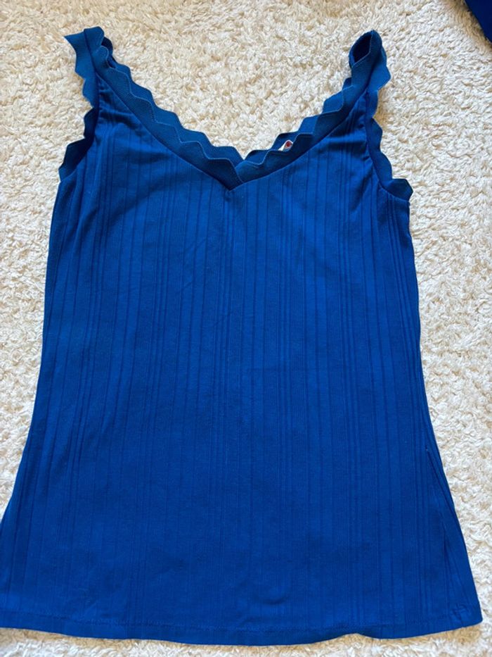 Débardeur bleu marine