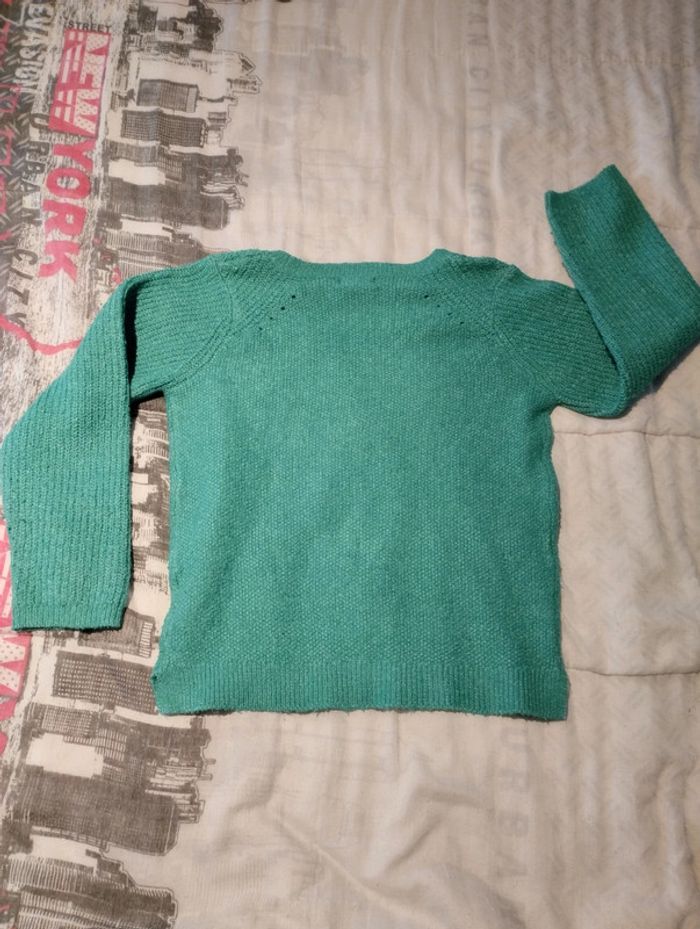 Pull vert - photo numéro 3