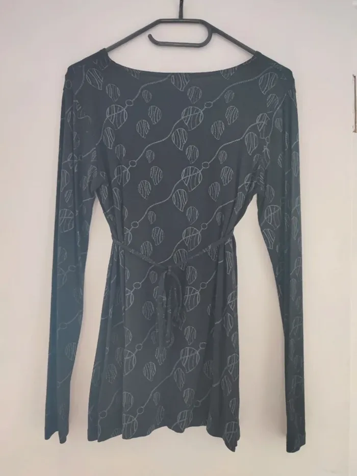 Top chemise effet cache coeur femme taille 38 - photo numéro 3