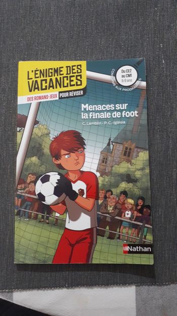 Livre vacances CE2 CM1 Menaces sur la finale de foot