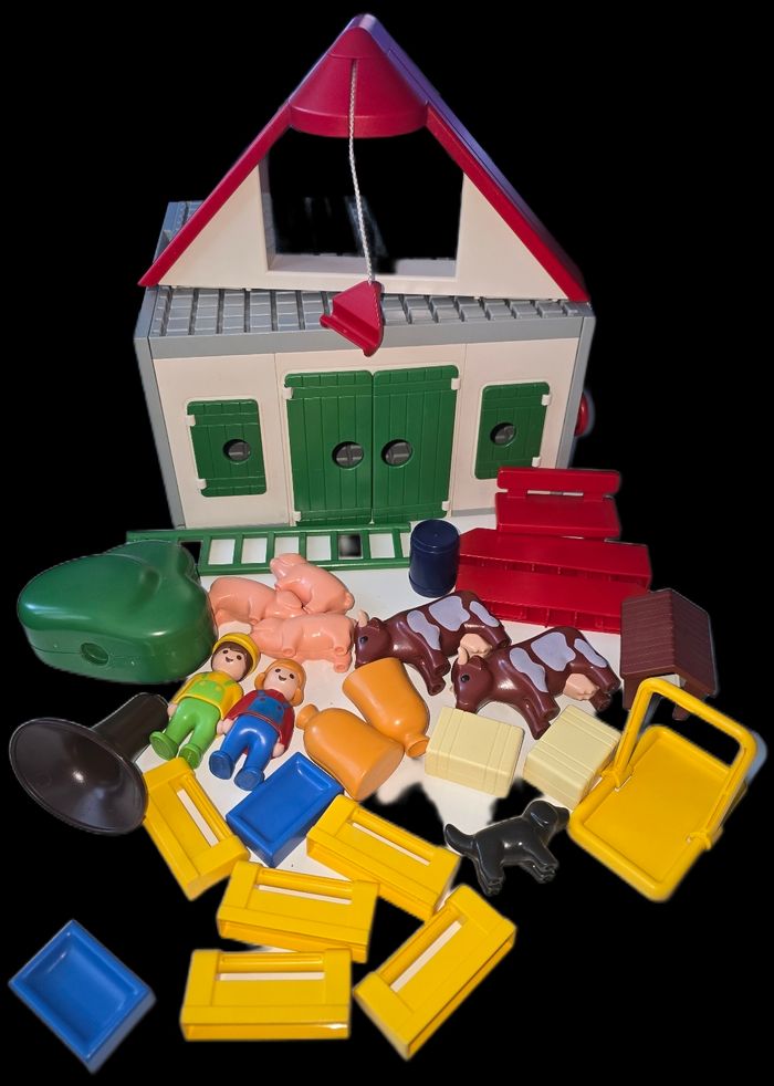 123 playmobil grande ferme 6800 vintage 1990 - photo numéro 6