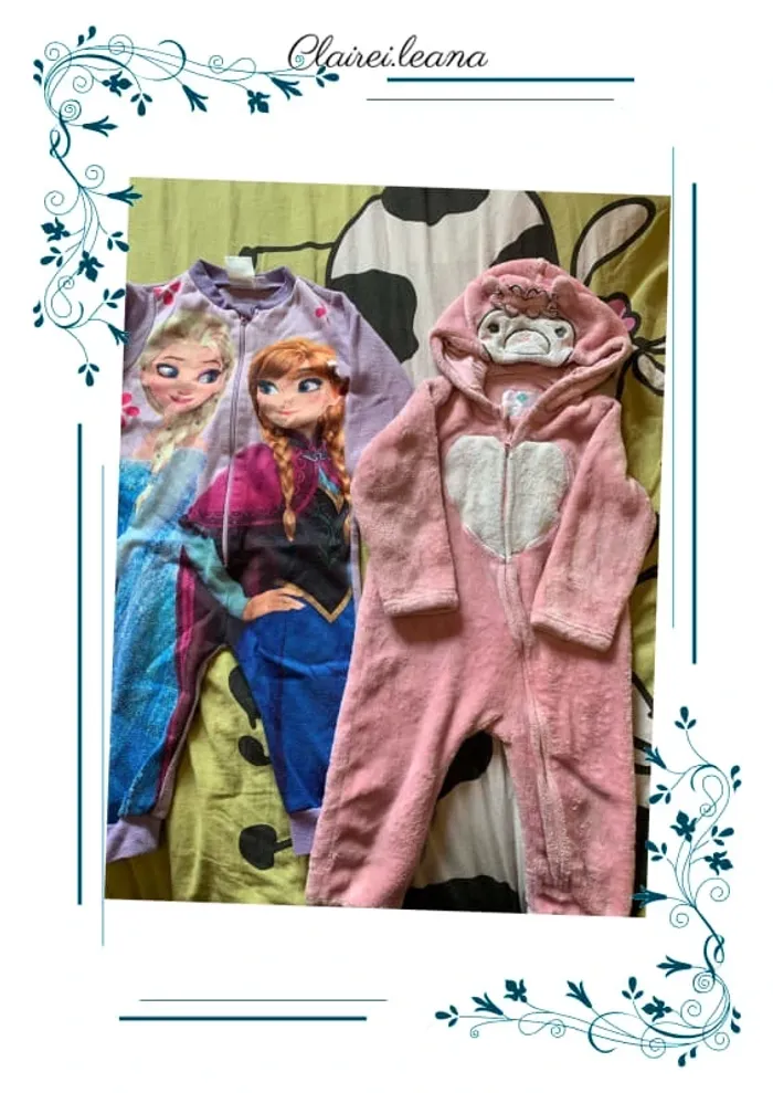 🛑 lot de 2 pyjama polaire 🛑