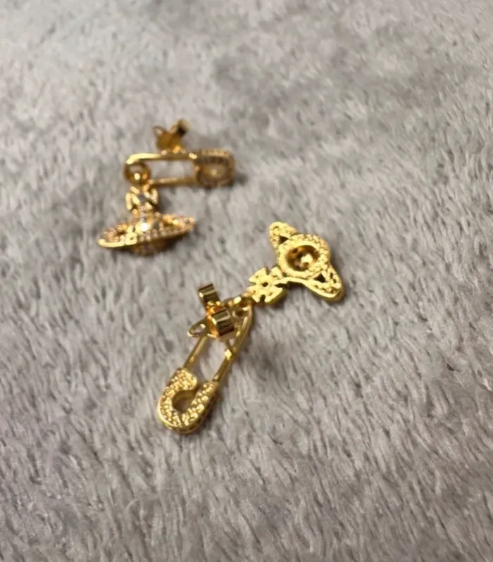 Boucle d’oreille vivienne westwood or - photo numéro 3