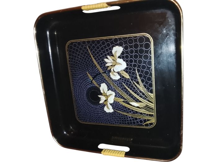 Plateau laqué japonais eiga - photo numéro 2