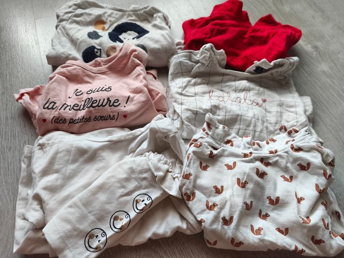Lot pulls automne printemps fille