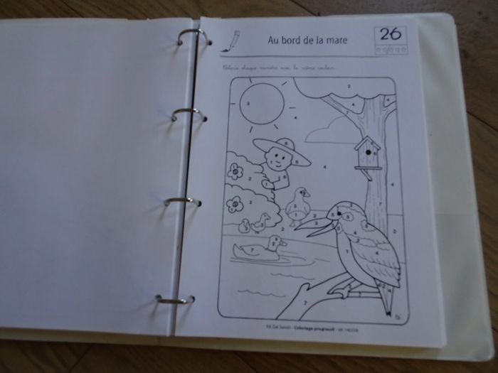 Classeur coloriage progressif 5-8 ans Gai savoir - photo numéro 3
