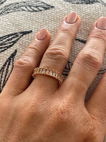 Bague inox brillante