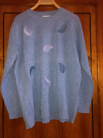 Pull bleu taille unique