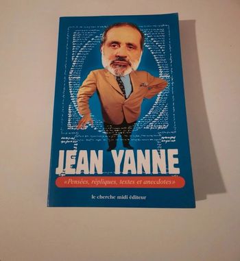 Livre Jean Yanne (pensées, répliques, textes et anecdotes)