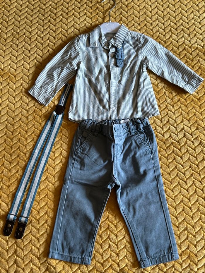 Ensemble de cérémonie bébé garçon 12 mois