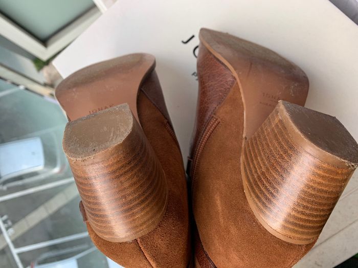 Boots à talons Jonak en cuir cognac 38 - photo numéro 5