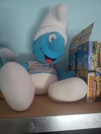 Grande Peluche strumphe 60cm