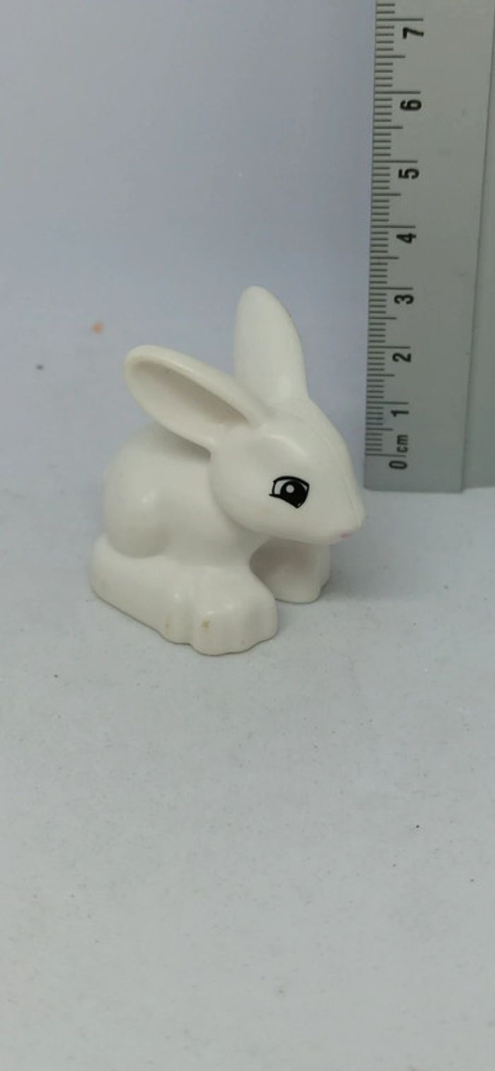 Lapin blanc lego duplo