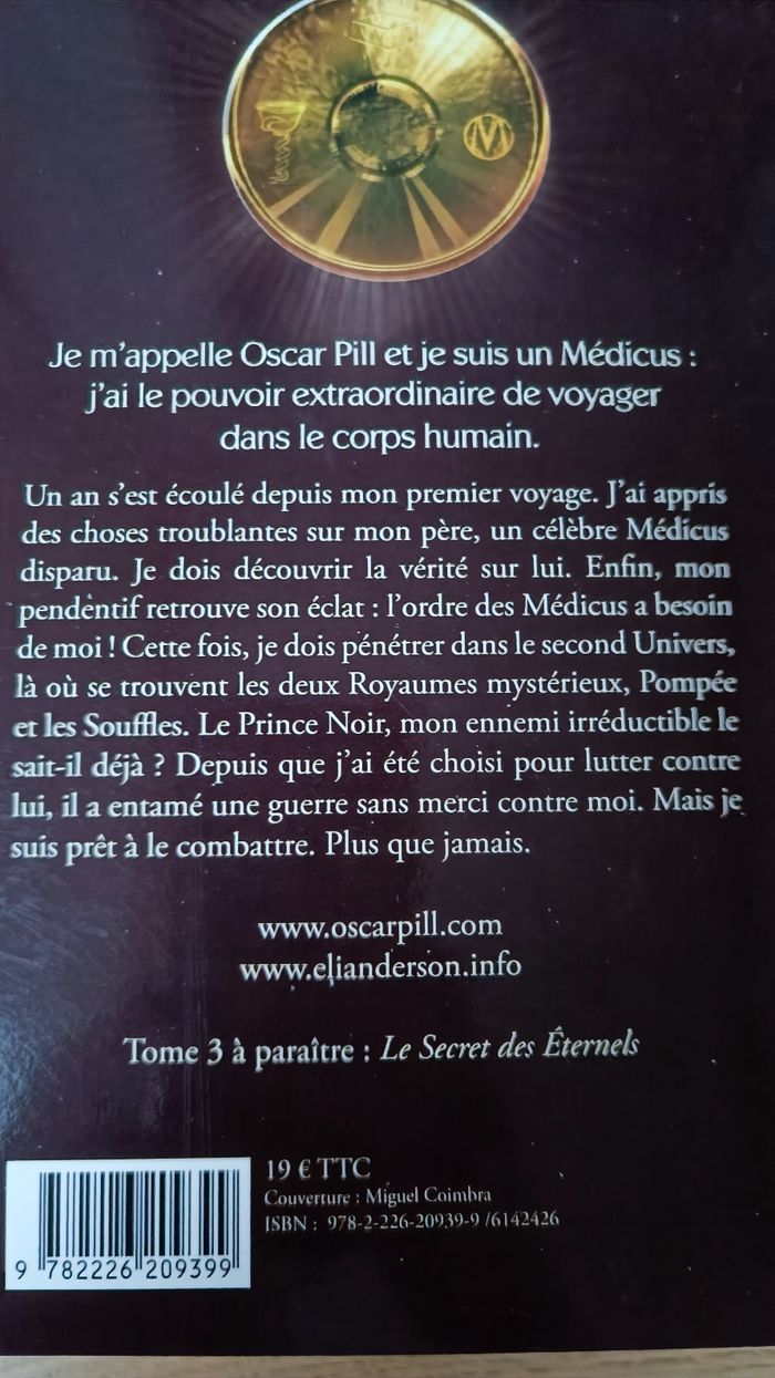 Oscar Pill tome 2 de Eli Anderson - photo numéro 3