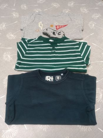 Lot 3 t-shirt manches longues