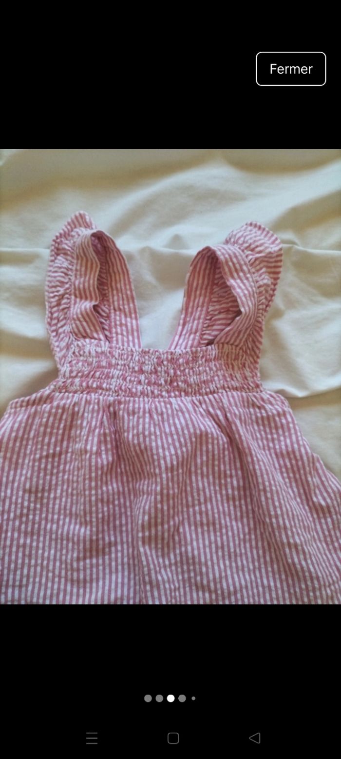 Robe rose lefties 12 mois - photo numéro 3