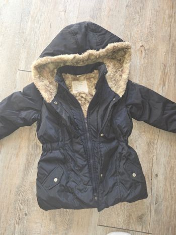 Manteau - doudoune fille tao - tape a l'œil taille 36 mois - 3 ans noir