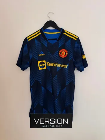 Maillot officiel Manchester United – Saison 2021-2022 Modèle : Third Taille : M (homme) Coupe régul