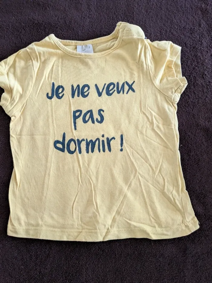 Lot de 4 t-shirts été 18 mois - photo numéro 11