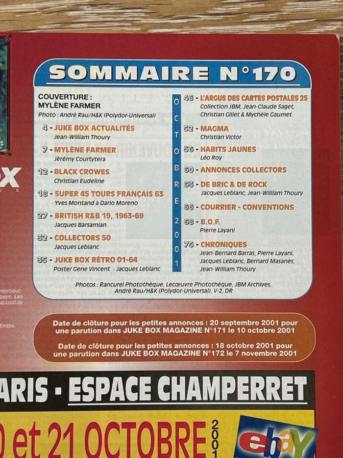 Revue jukebox magazine - 170 - Mylène Farmer - photo numéro 2