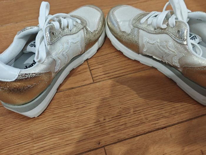 Baskets Atlantic Stars or & blanc fille Made in Italy, pointure 32 - photo numéro 2