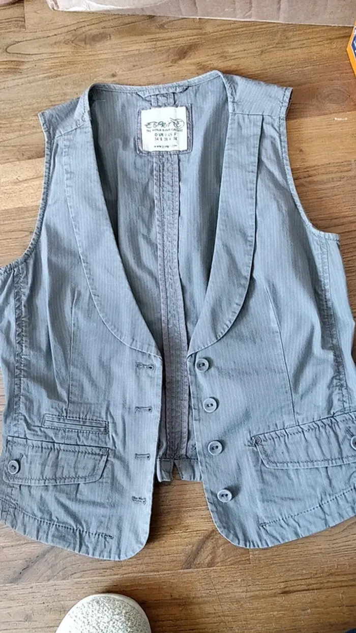 Gilet de serveur sans manche Esprit