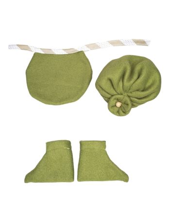 Ensemble prématuré vert mousse