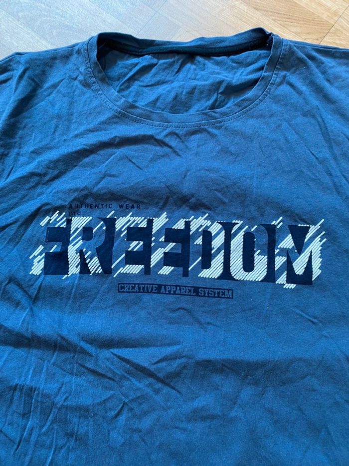 T-shirt bleu marine Freedom - photo numéro 2