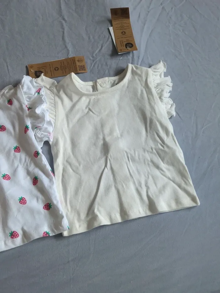 Lot 3 tee shirt neuf Kiabi 6 mois - photo numéro 4