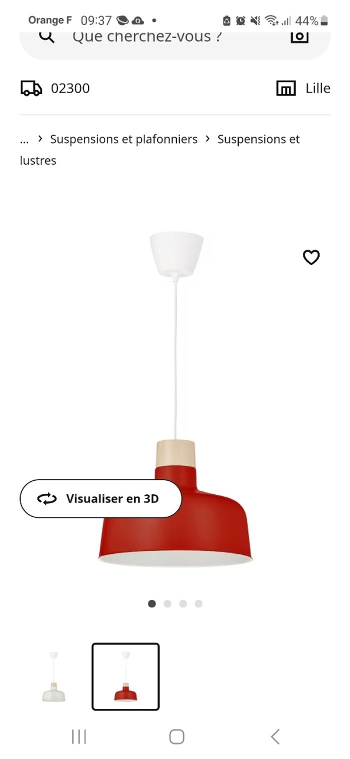 Suspension ikea - photo numéro 2