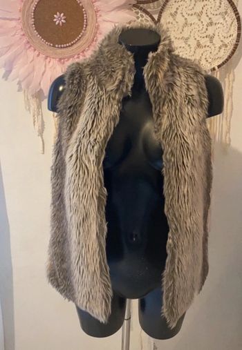 Veste sans manche beige Soleil