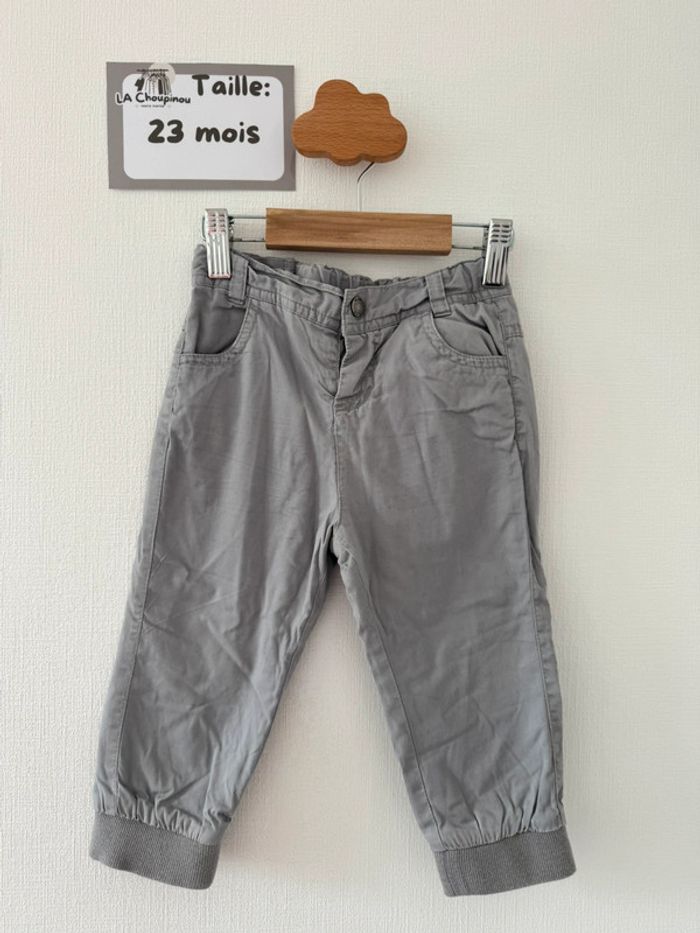 Pantalon gris - taille 23 mois 🌼