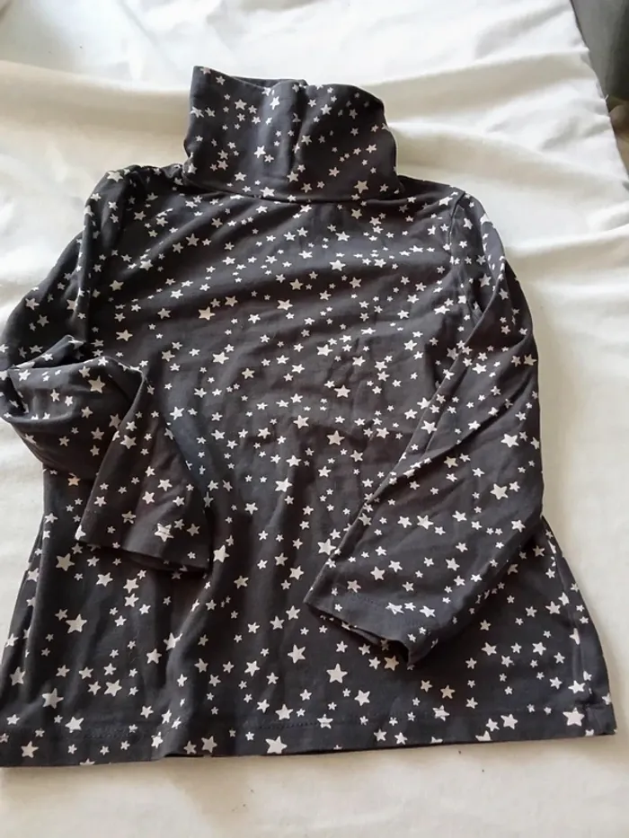 T-shirt manches longues 110 cm fille