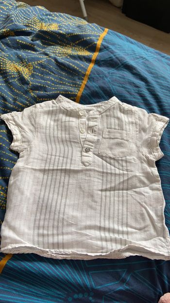 Chemisette lin 9 mois