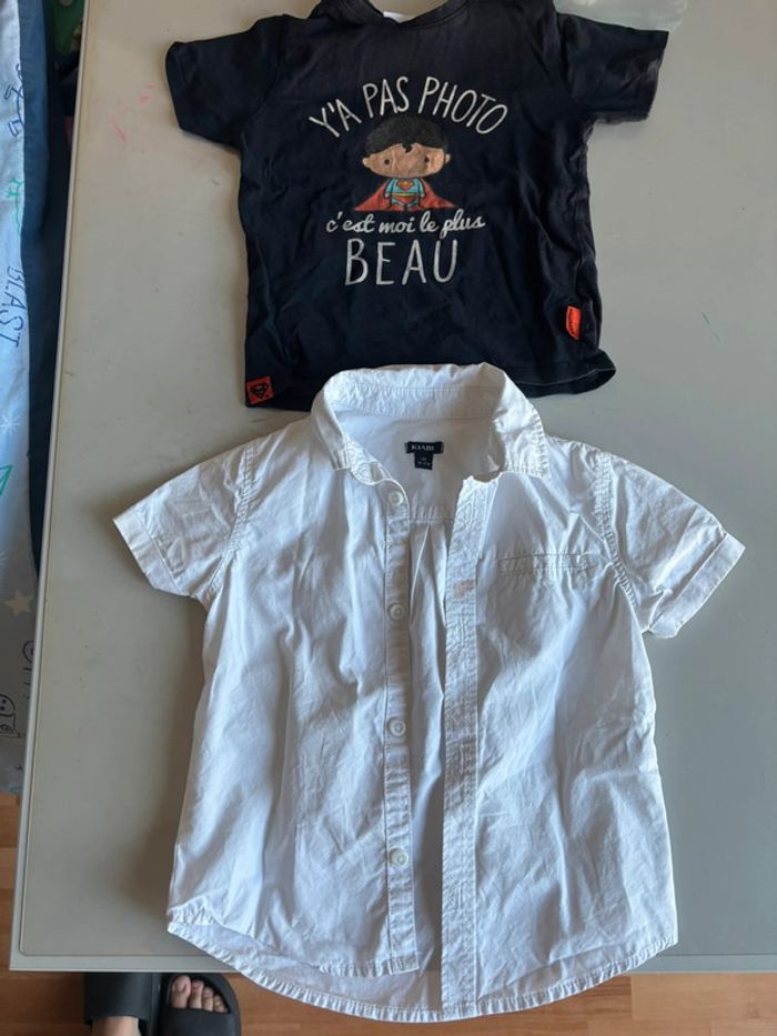 Lot de 12 t-shirts 3 ans bon état - photo numéro 4