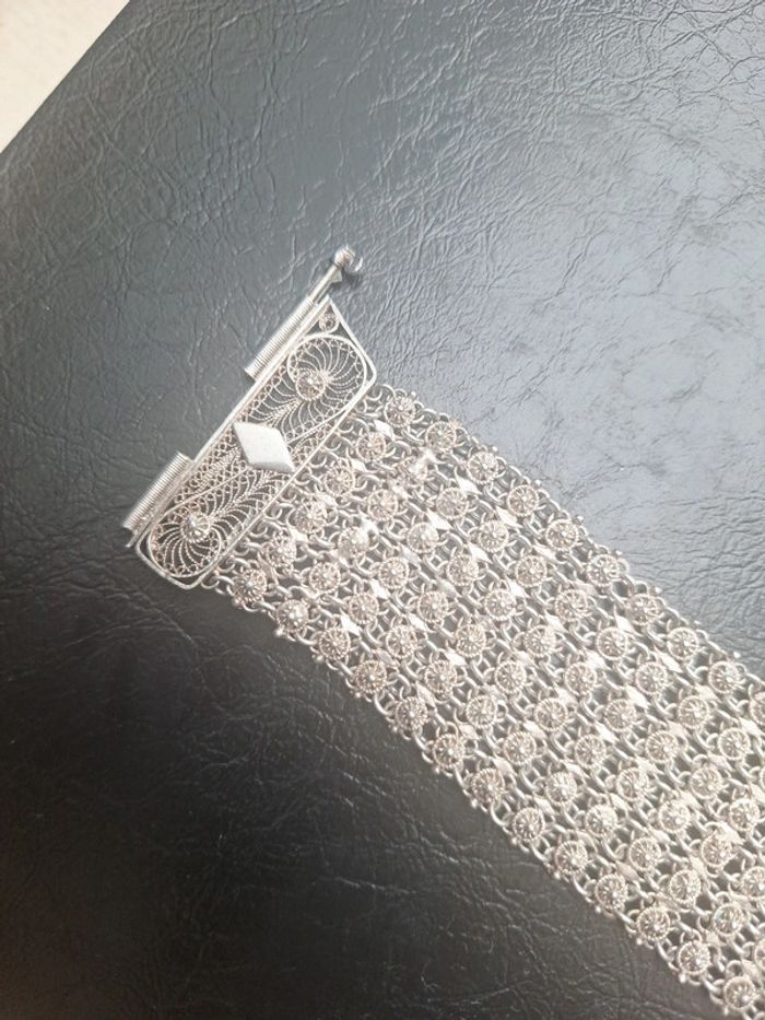 👜 Superbe bracelet en maille argentée 👜 - photo numéro 4