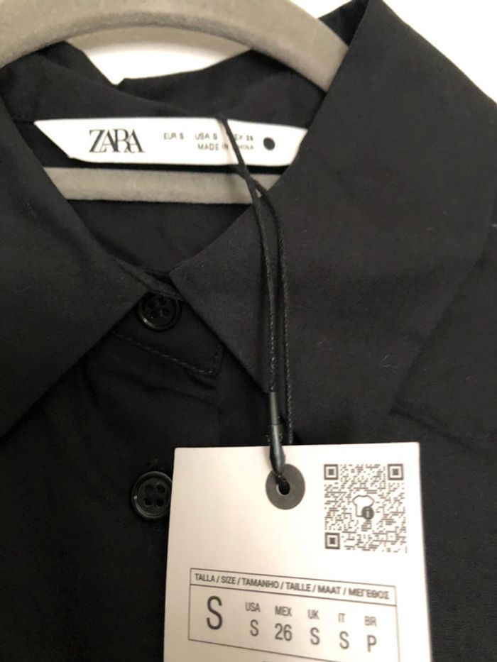 Superbe belle robe noire Zara neuve avec étiquette taille S - photo numéro 4